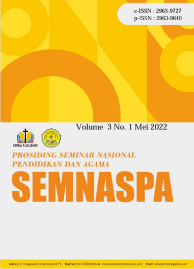 					View Vol. 3 No. 1 (2022): Mei : SEMNASPA
				